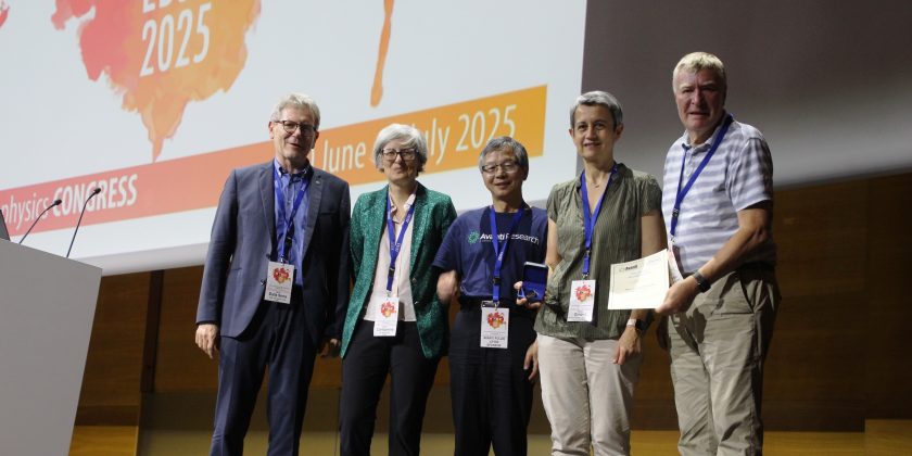 Rumiana Dimova Awarded the Avanti/EBSA Award